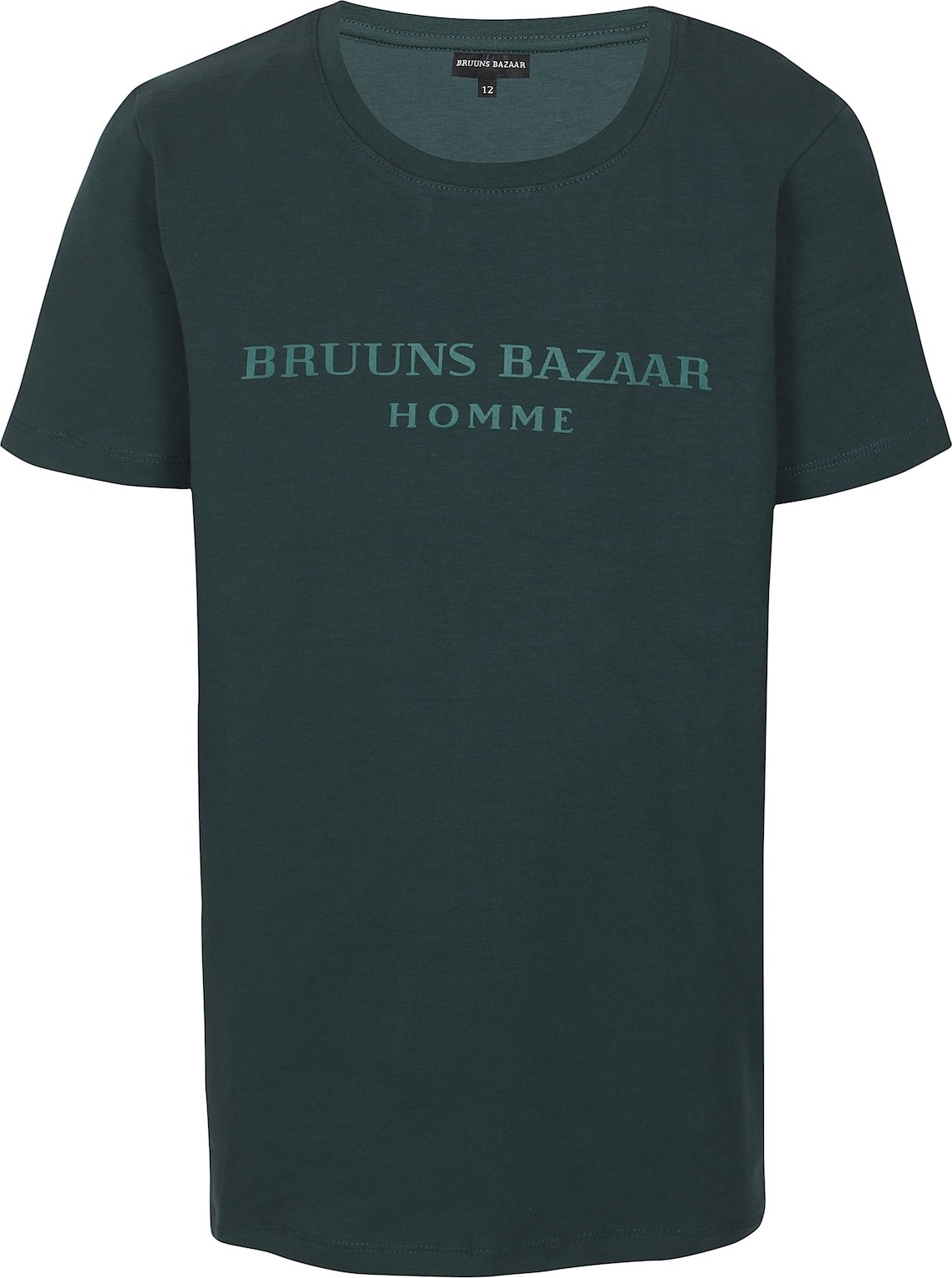 Bruuns Bazaar Kids Tričko 'Karl-Oskar' pastelově zelená / tmavě zelená