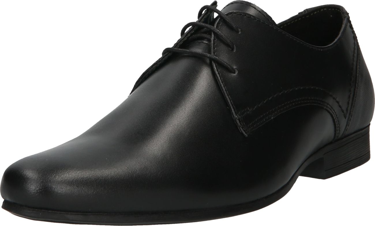 BURTON MENSWEAR LONDON Šněrovací boty černá