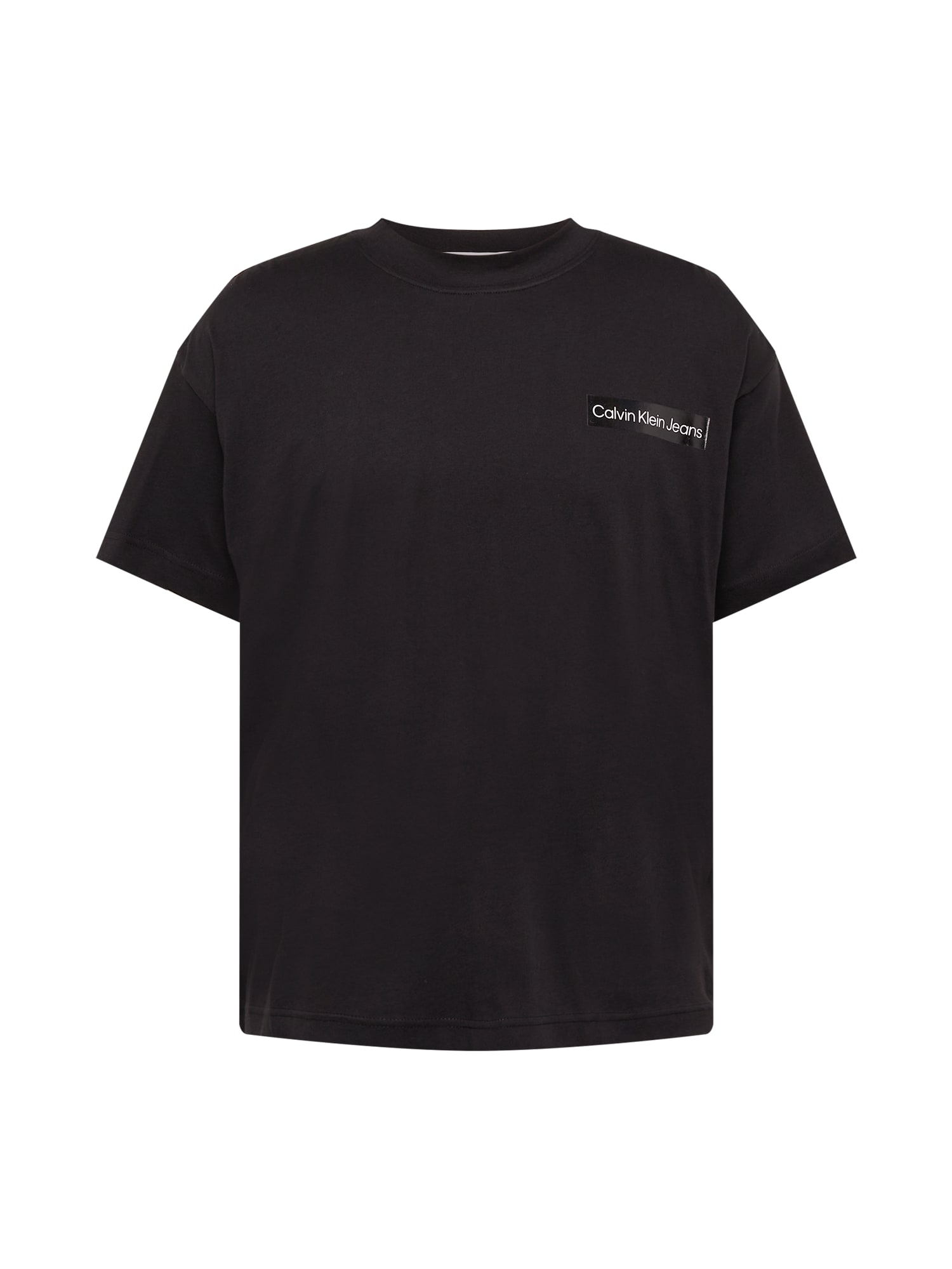 Calvin Klein Jeans Tričko černá / bílá