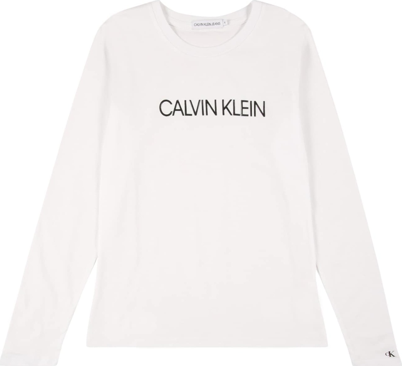 Calvin Klein Jeans Tričko černá / offwhite