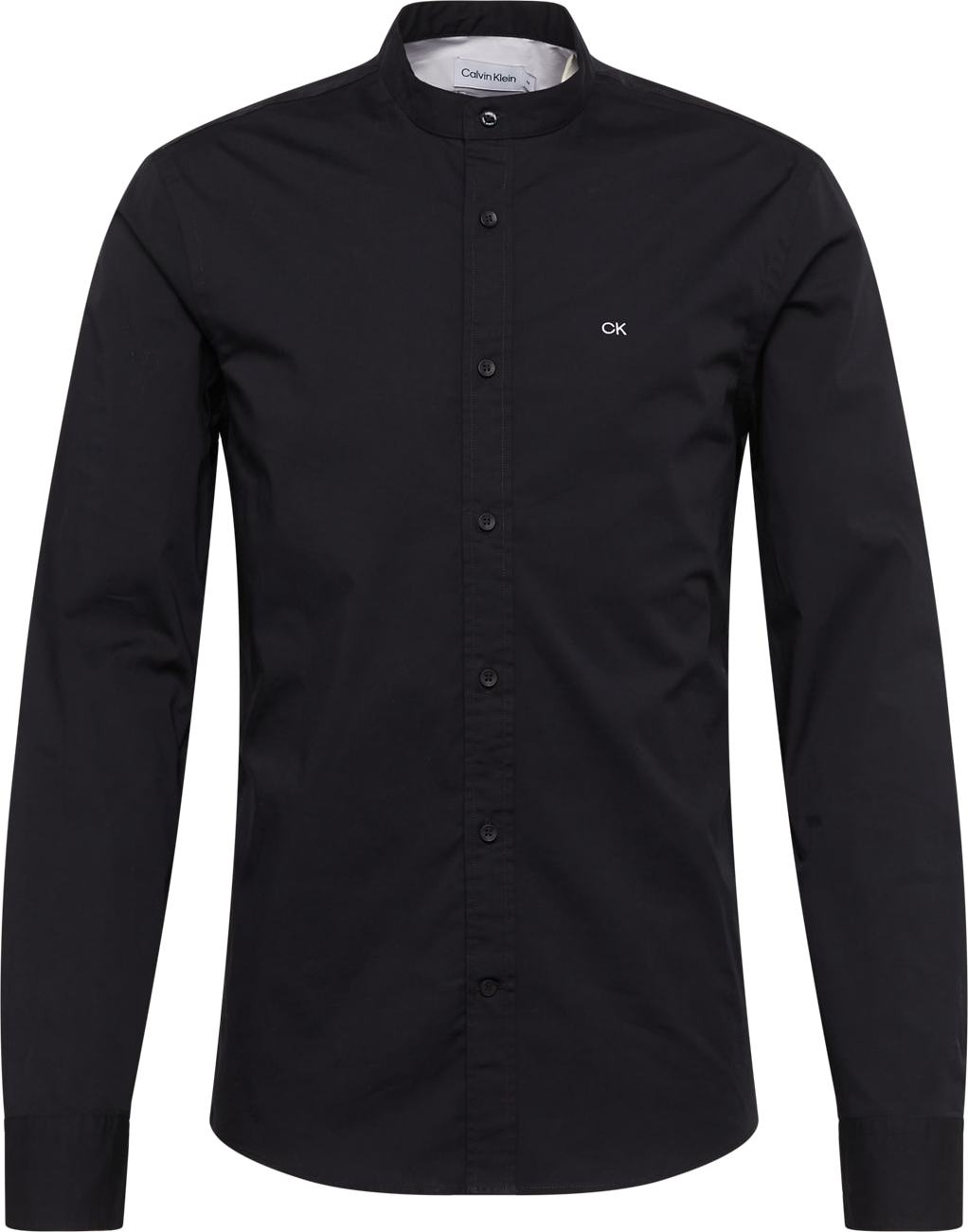 Calvin Klein Košile černá / bílá