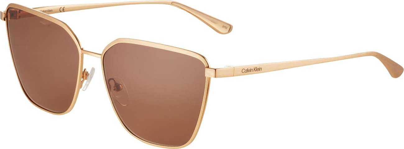 Calvin Klein Sluneční brýle 'CK22104S' zlatá