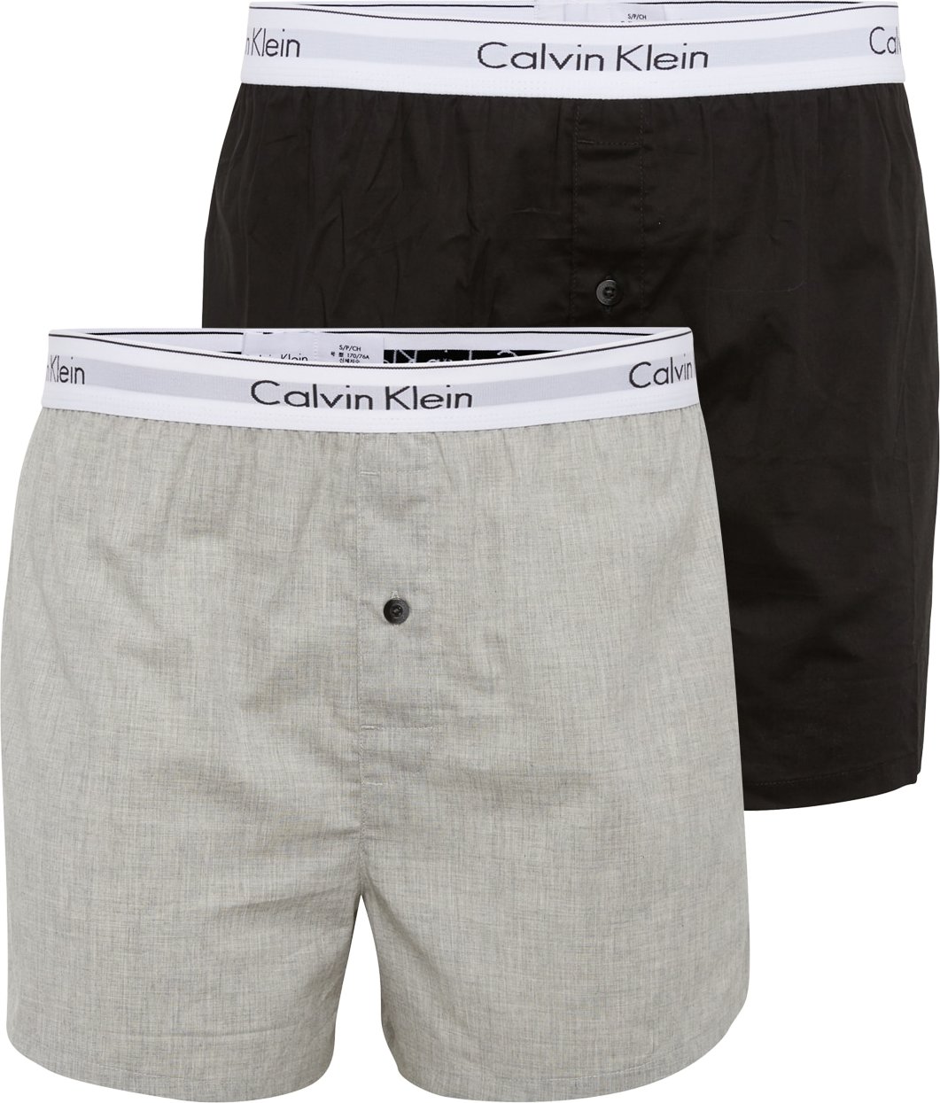 Calvin Klein Underwear Boxerky šedý melír / černá