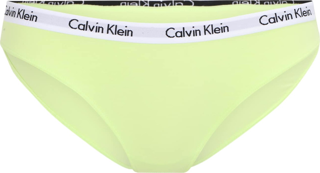 Calvin Klein Underwear Kalhotky 'Carousel' šedá / světle zelená / černá / bílá