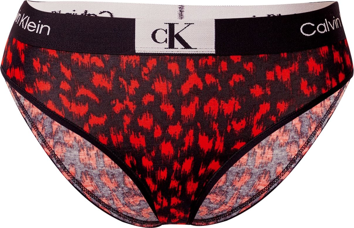 Calvin Klein Underwear Kalhotky červená / černá