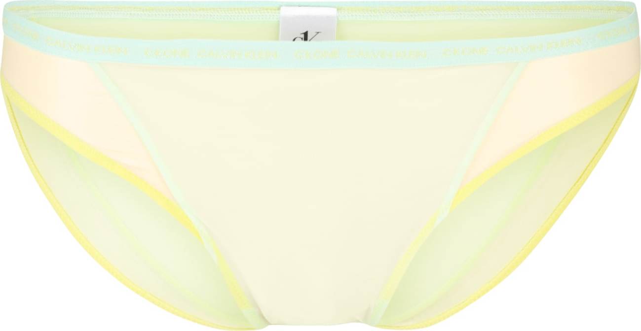 Calvin Klein Underwear Kalhotky 'Pride' limone / světle žlutá / nefritová