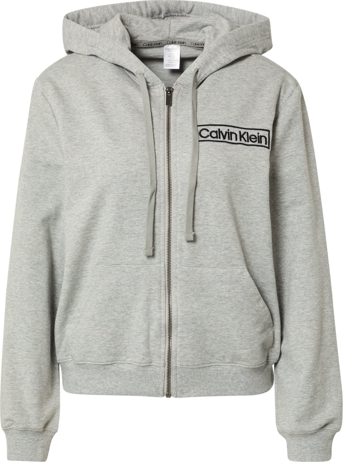 Calvin Klein Underwear Mikina šedý melír / černá
