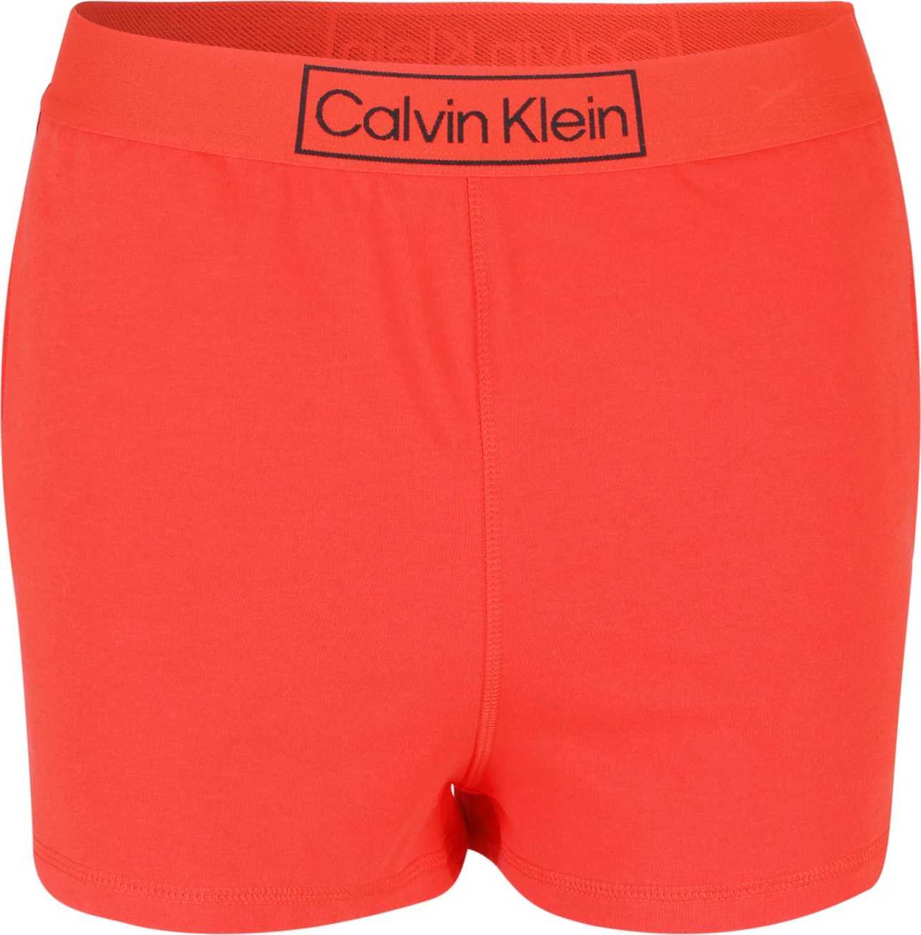 Calvin Klein Underwear Pyžamové kalhoty světle červená / černá