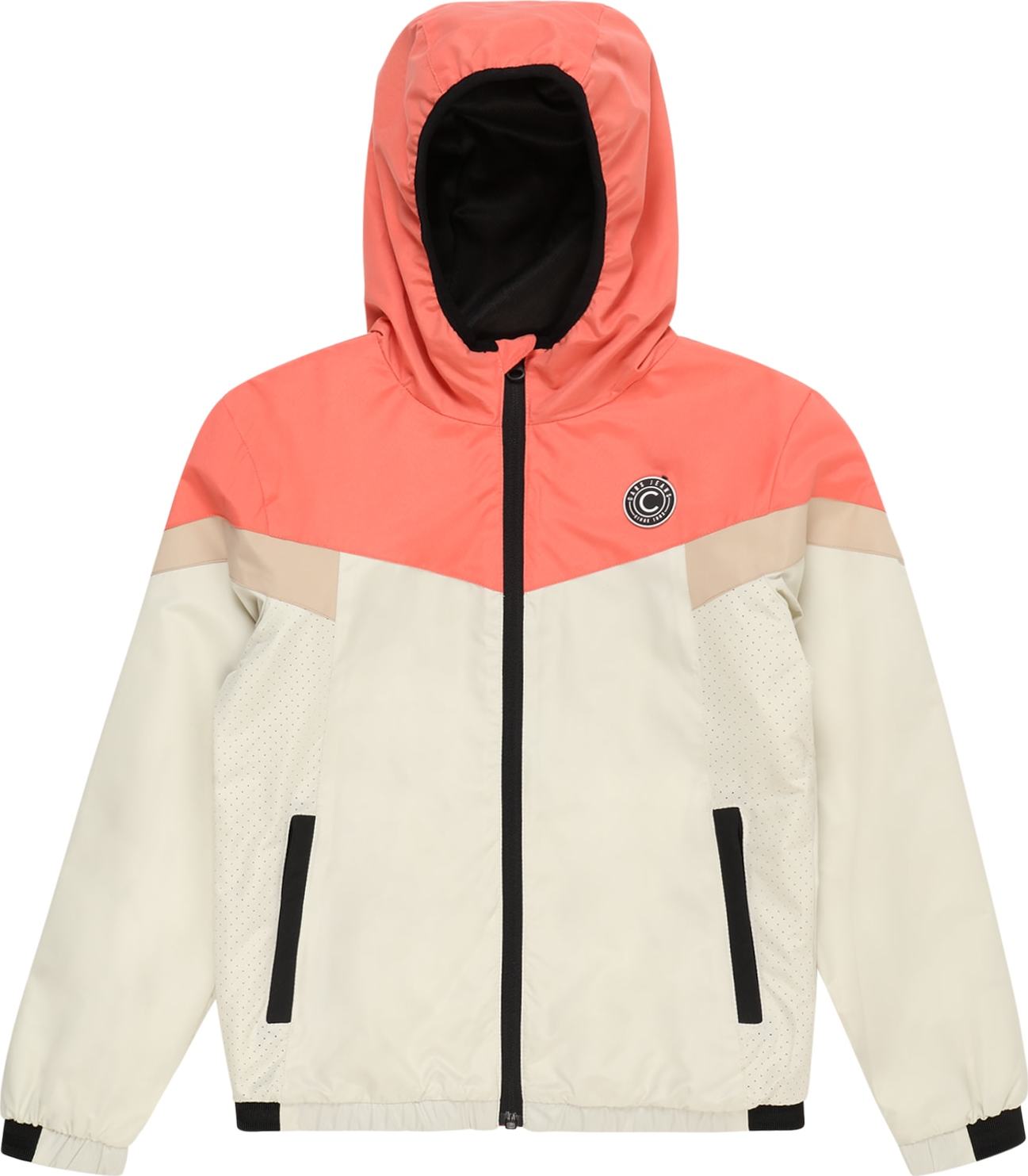 Cars Jeans Přechodná bunda 'CALYA' písková / korálová / bílá