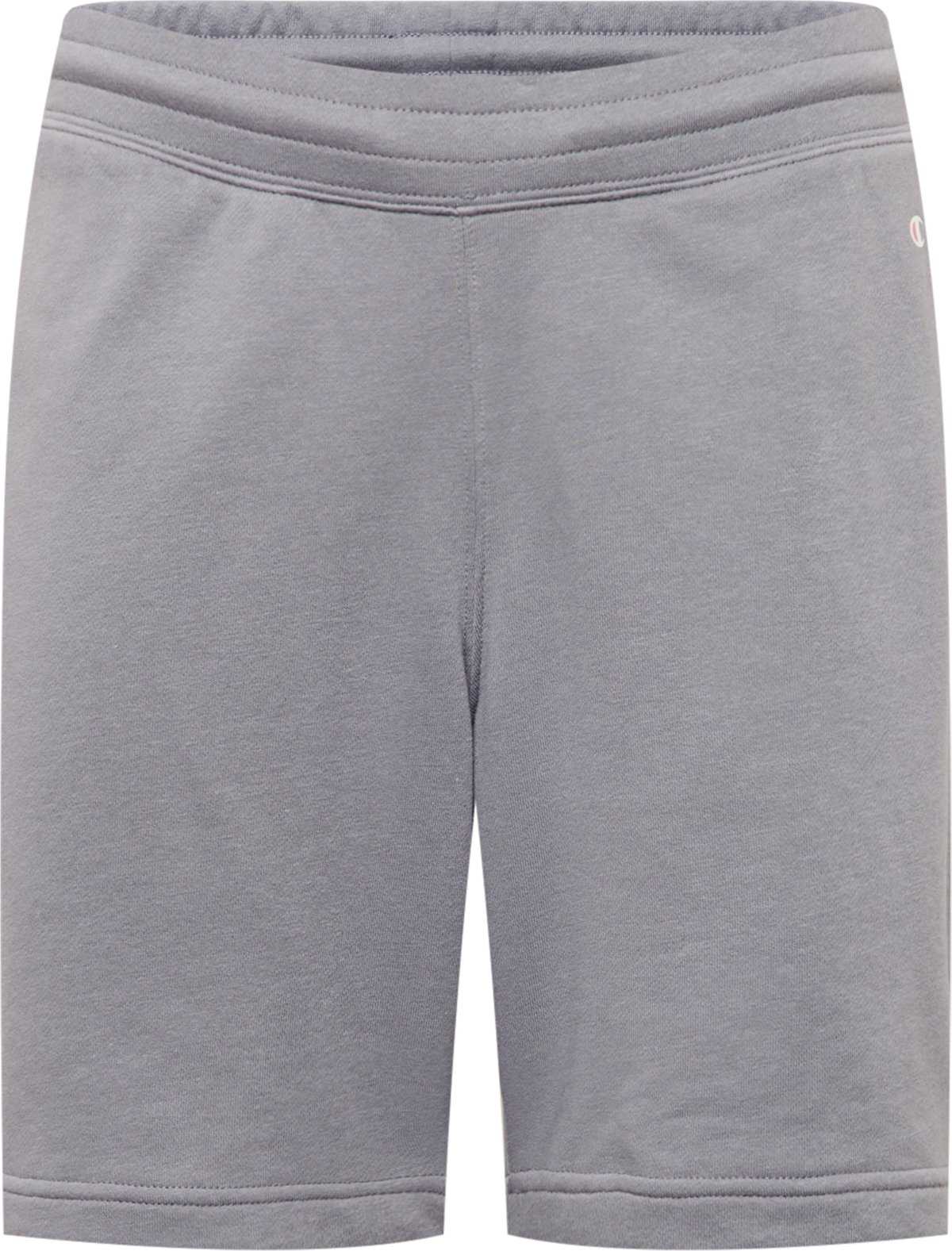 Champion Authentic Athletic Apparel Kalhoty šedá / červená / bílá