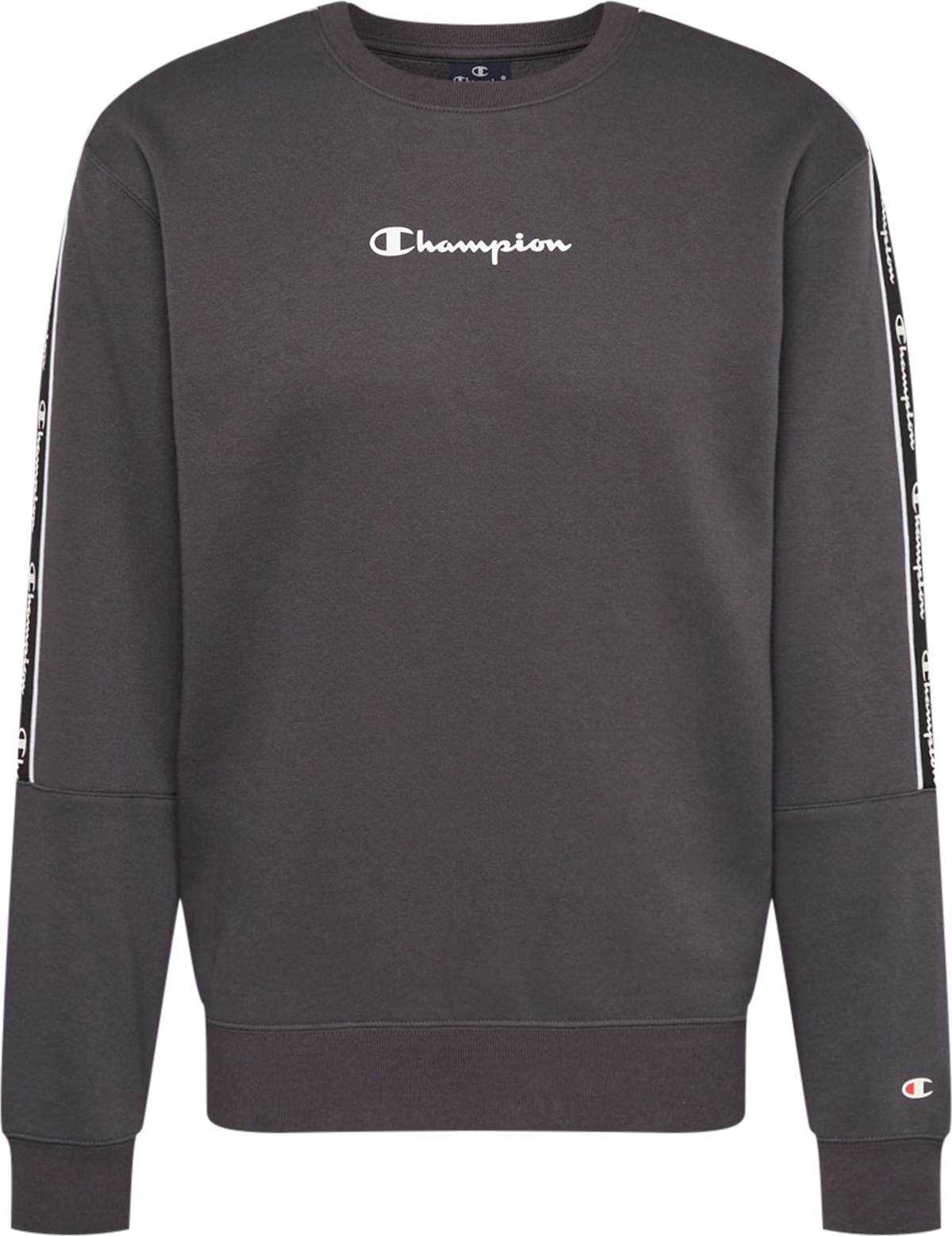 Champion Authentic Athletic Apparel Mikina tmavě šedá / černá / bílá