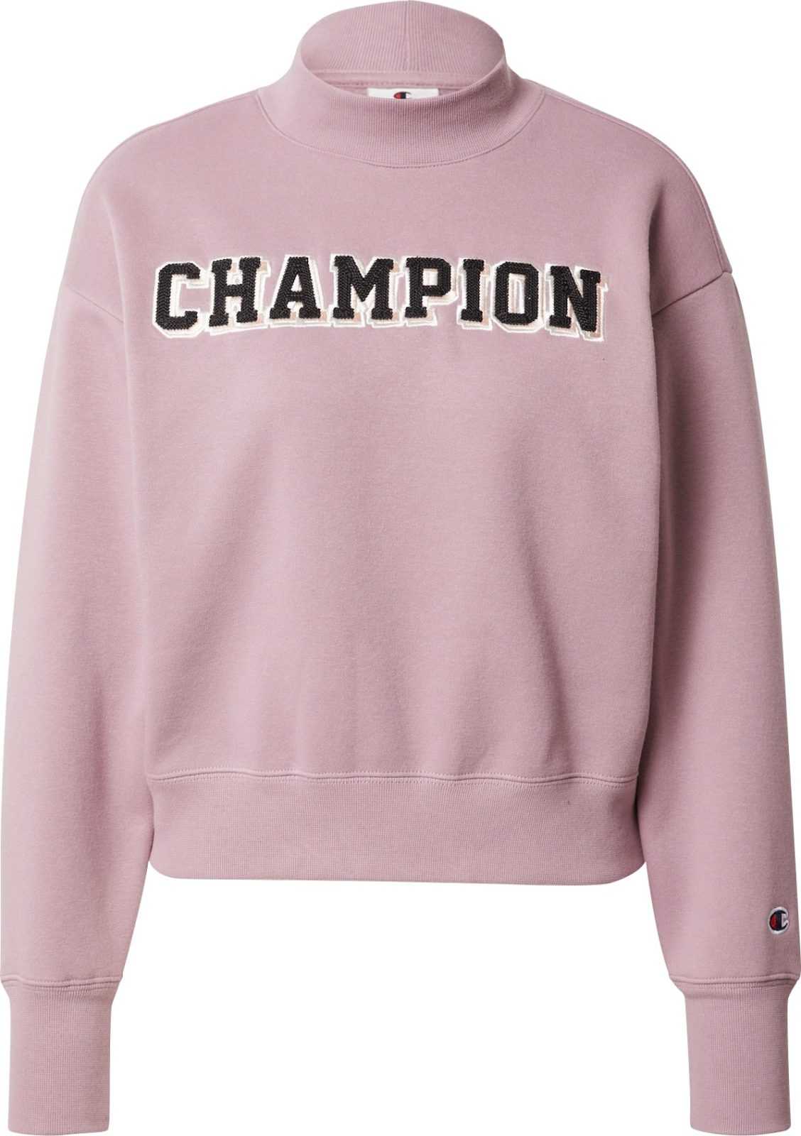 Champion Authentic Athletic Apparel Mikina růžová / černá / bílá