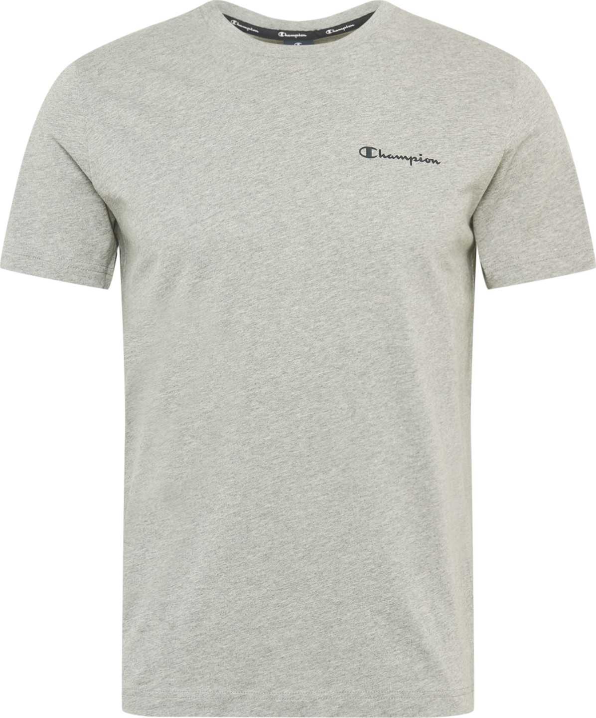 Champion Authentic Athletic Apparel Tričko šedý melír / černá