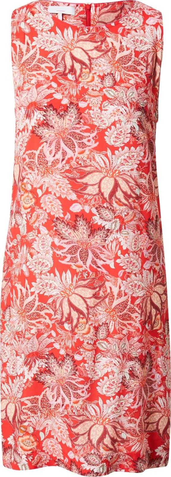 CINQUE Letní šaty 'EASY' oranžová / rubínově červená / světle červená / bílá