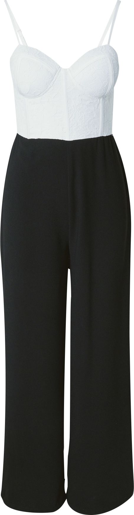 Coast Overal černá / bílá