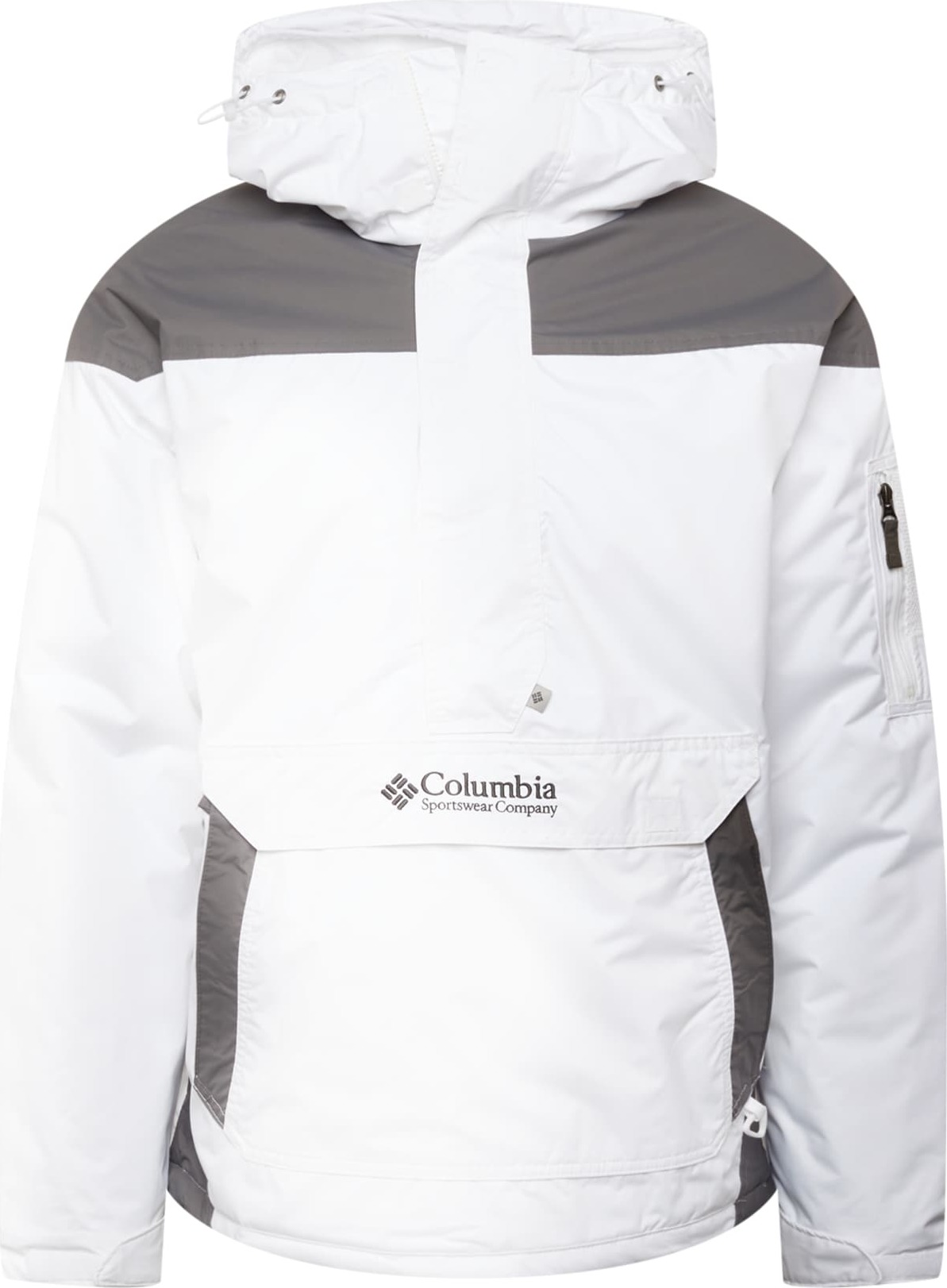 COLUMBIA Outdoorová bunda 'Challenger' tmavě šedá / bílá