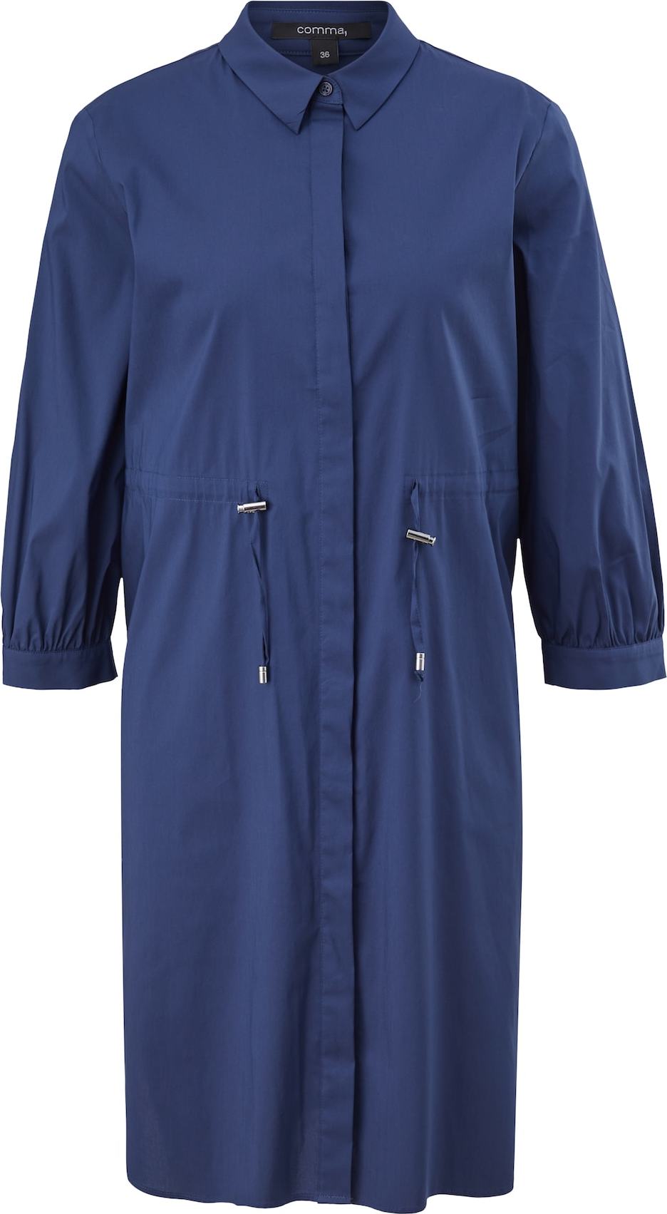 COMMA Košilové šaty námořnická modř