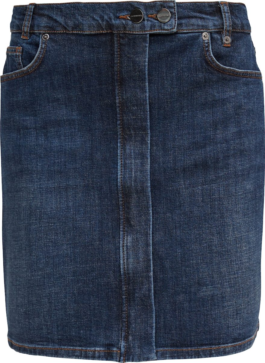 COMMA Sukně modrá džínovina