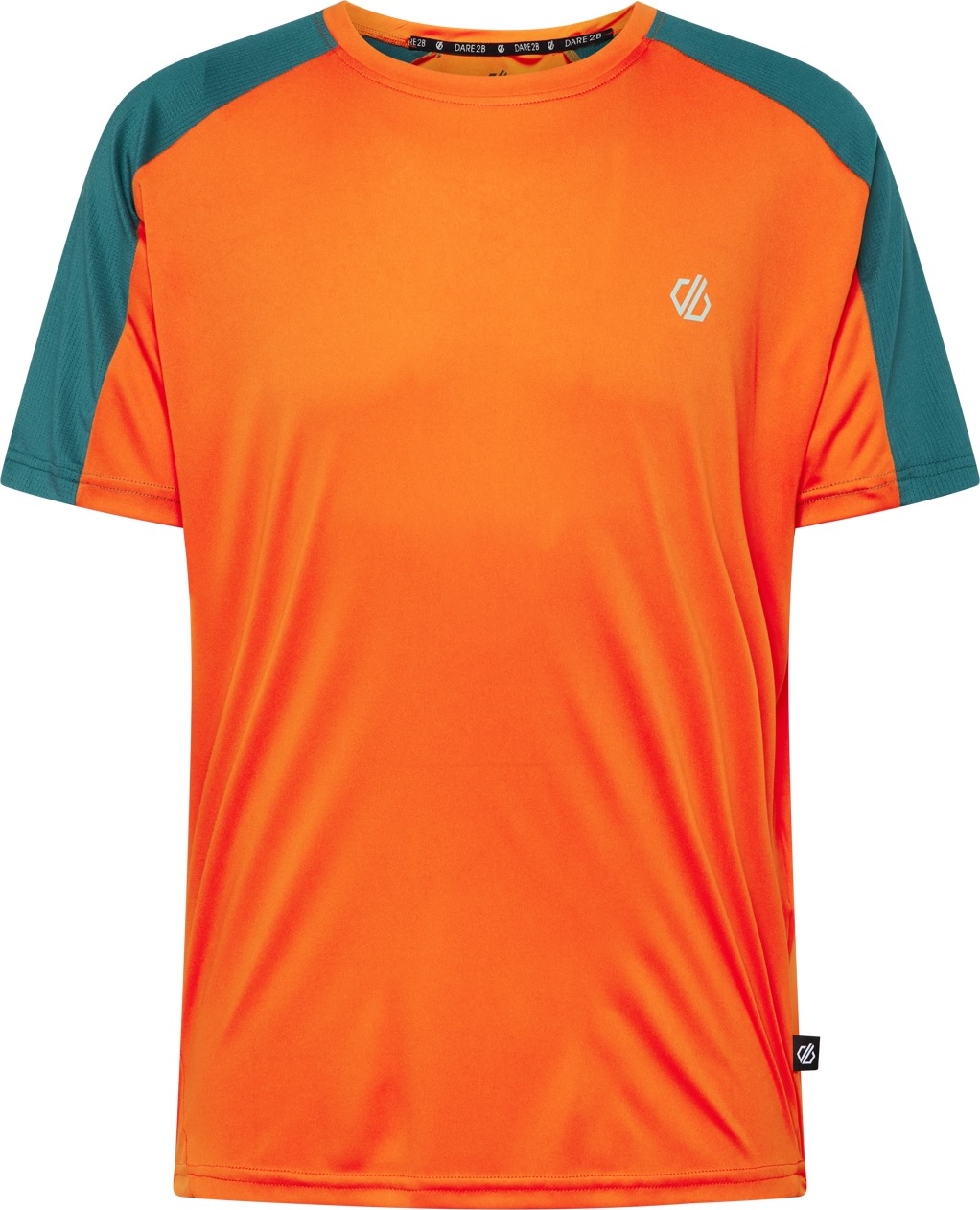 DARE2B Funkční tričko 'Discernible II' nefritová / oranžová