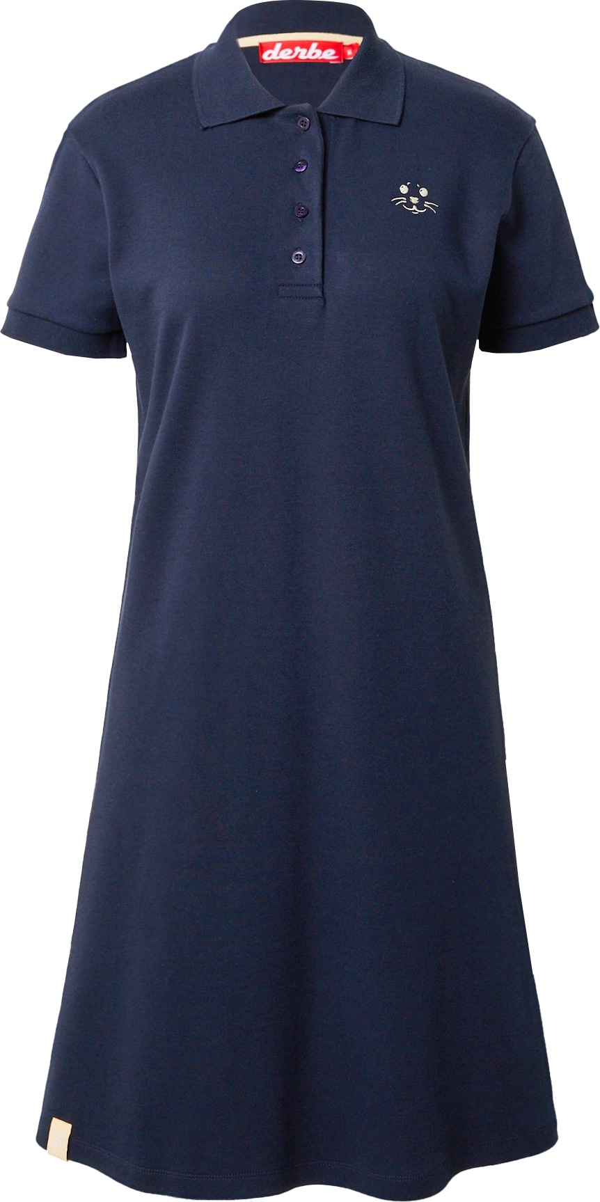 Derbe Letní šaty 'Robbenschnute' krémová / námořnická modř