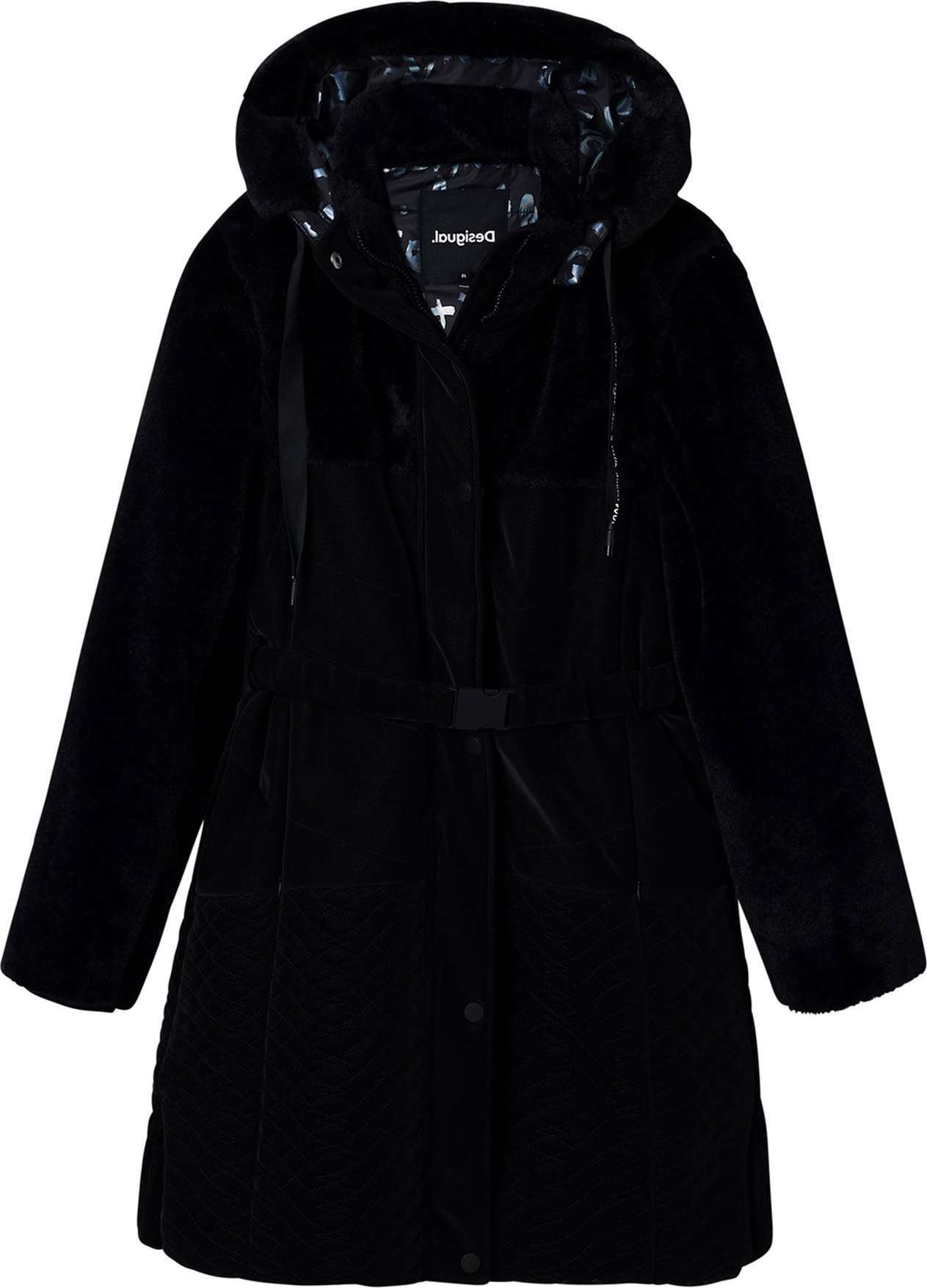 Desigual Zimní kabát 'Sundsvall' nebeská modř / černá