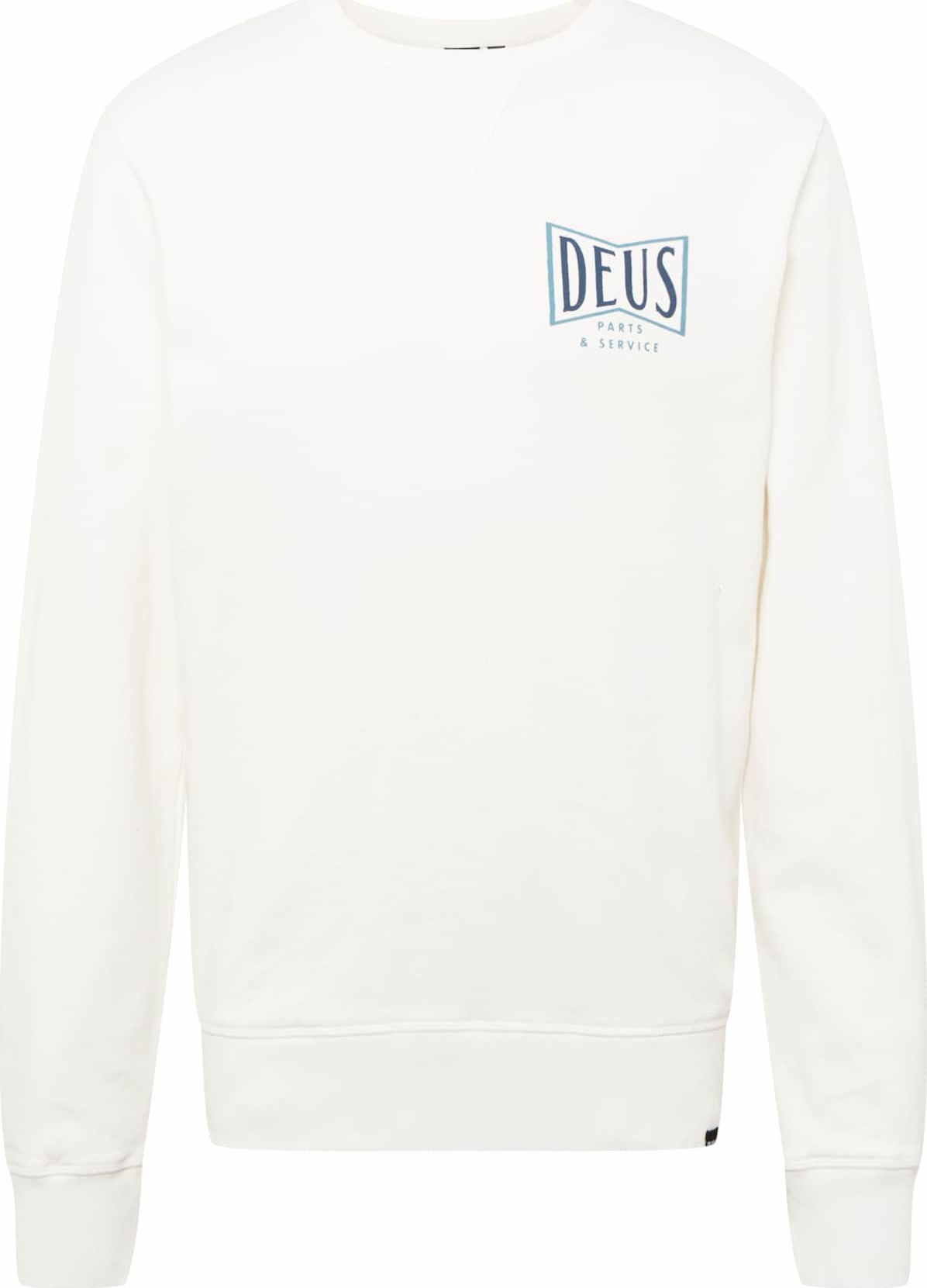 DEUS EX MACHINA Mikina 'Avenue' marine modrá / bílá