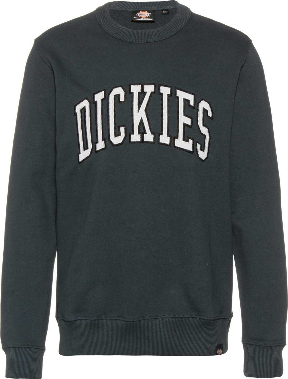 DICKIES Mikina 'Aitkin' zelená / černá / bílá