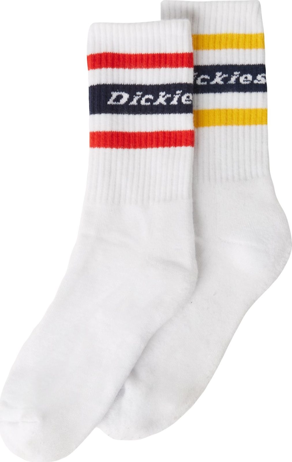 DICKIES Ponožky 'GENOLA' žlutá / červená / bílá