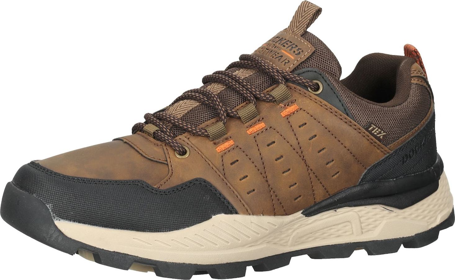 Dockers by Gerli Tenisky karamelová / čokoládová / oranžová / černá