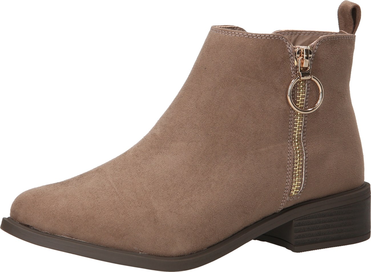 Dorothy Perkins Kotníkové boty 'Memphis' zlatá / šedobéžová