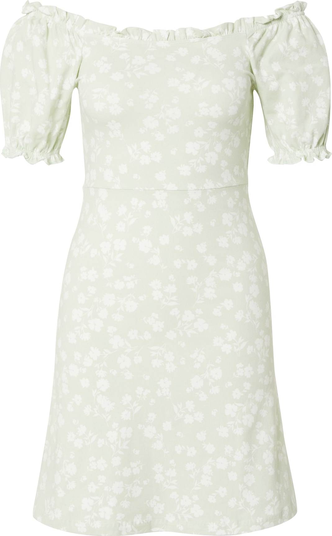 Dorothy Perkins Letní šaty pastelově zelená / bílá