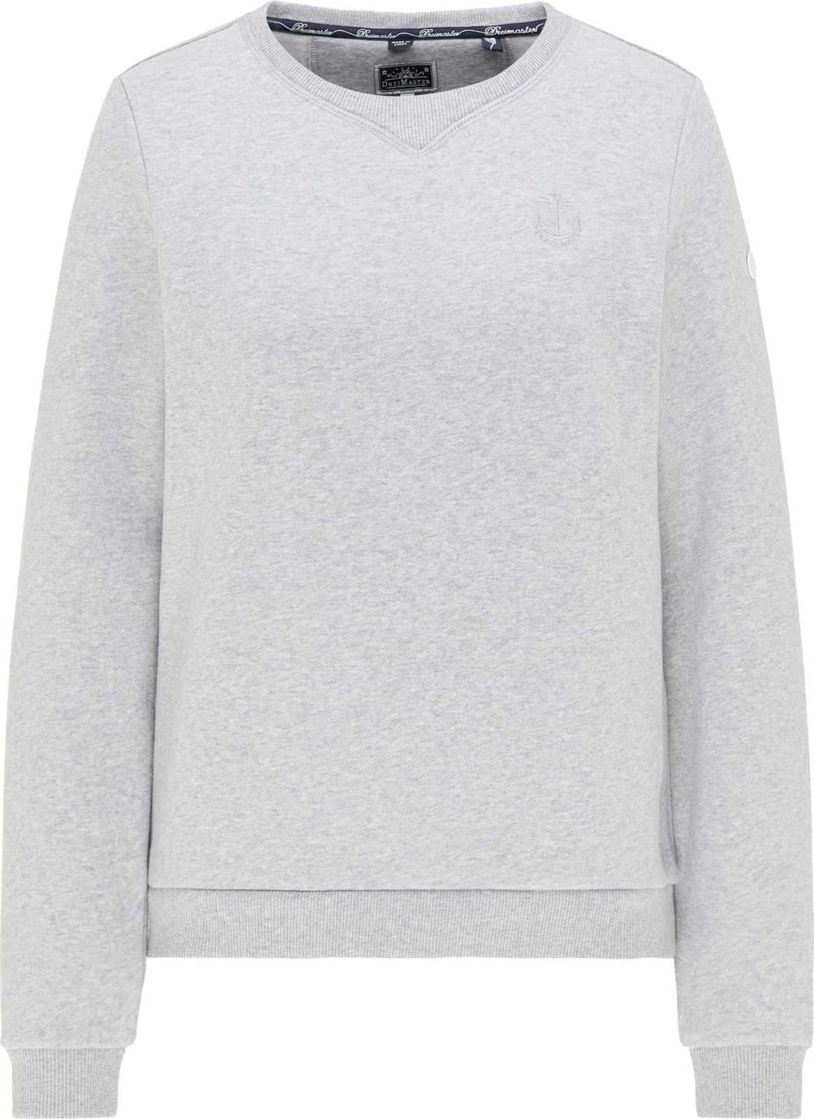 DreiMaster Maritim Mikina šedý melír