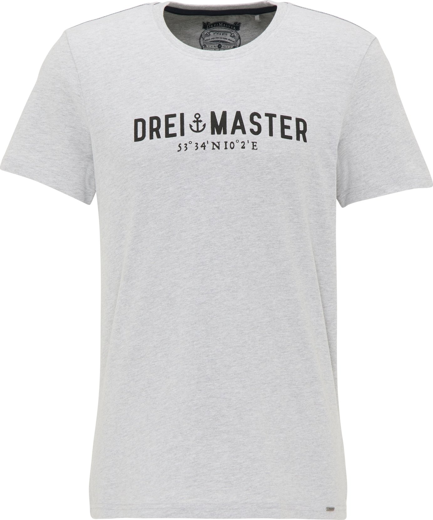 DreiMaster Vintage Tričko šedá / černá