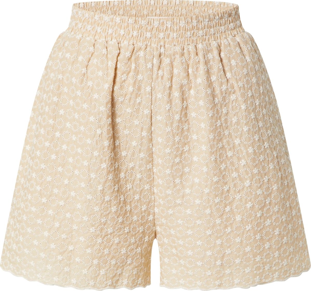 EDITED Kalhoty 'Gesha' béžová / krémová