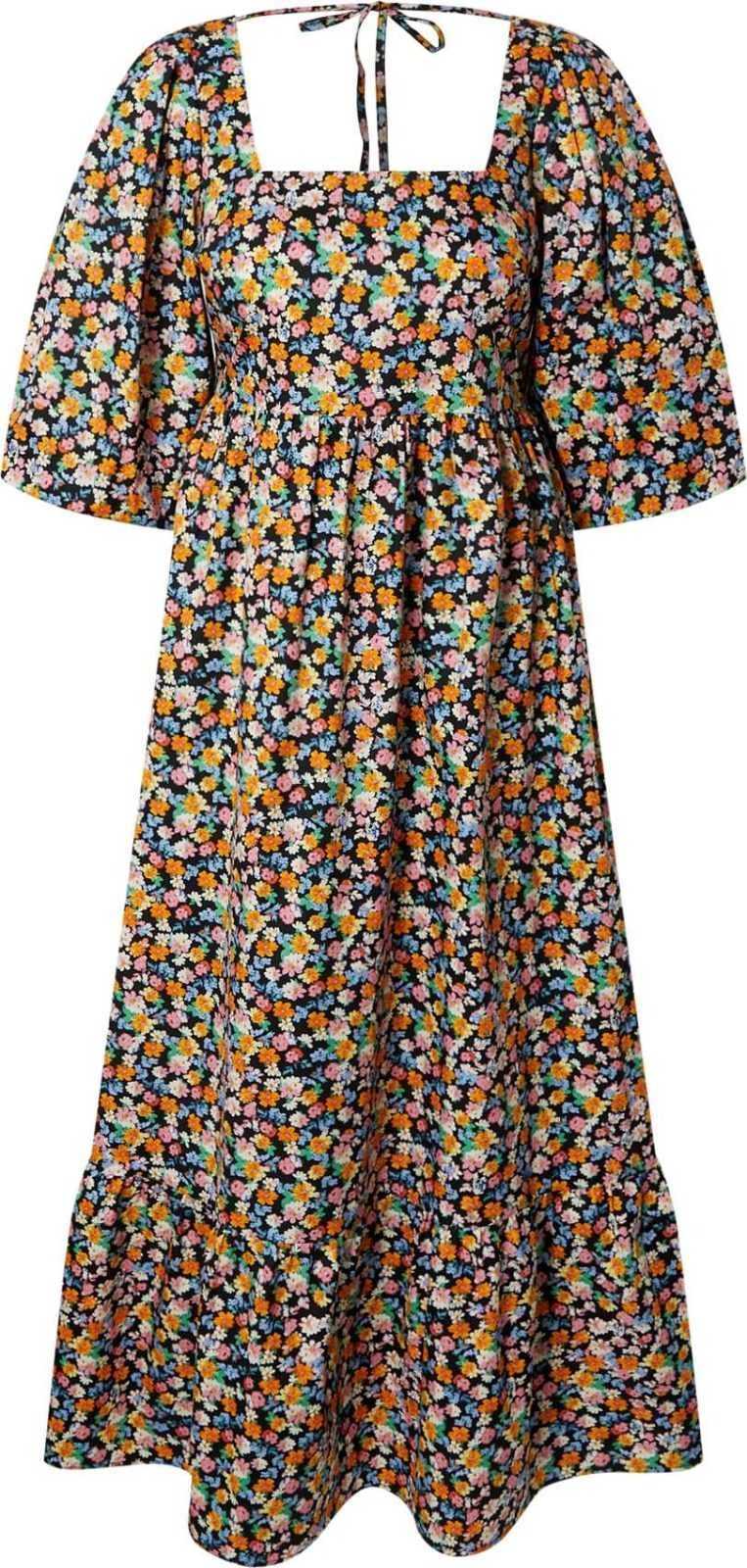 EDITED Letní šaty 'Baldrun' mix barev / černá
