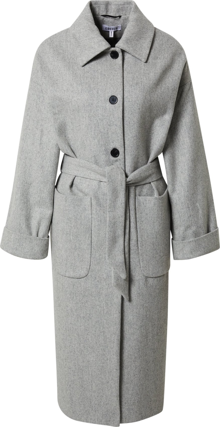 EDITED Přechodný kabát 'Tosca' šedý melír