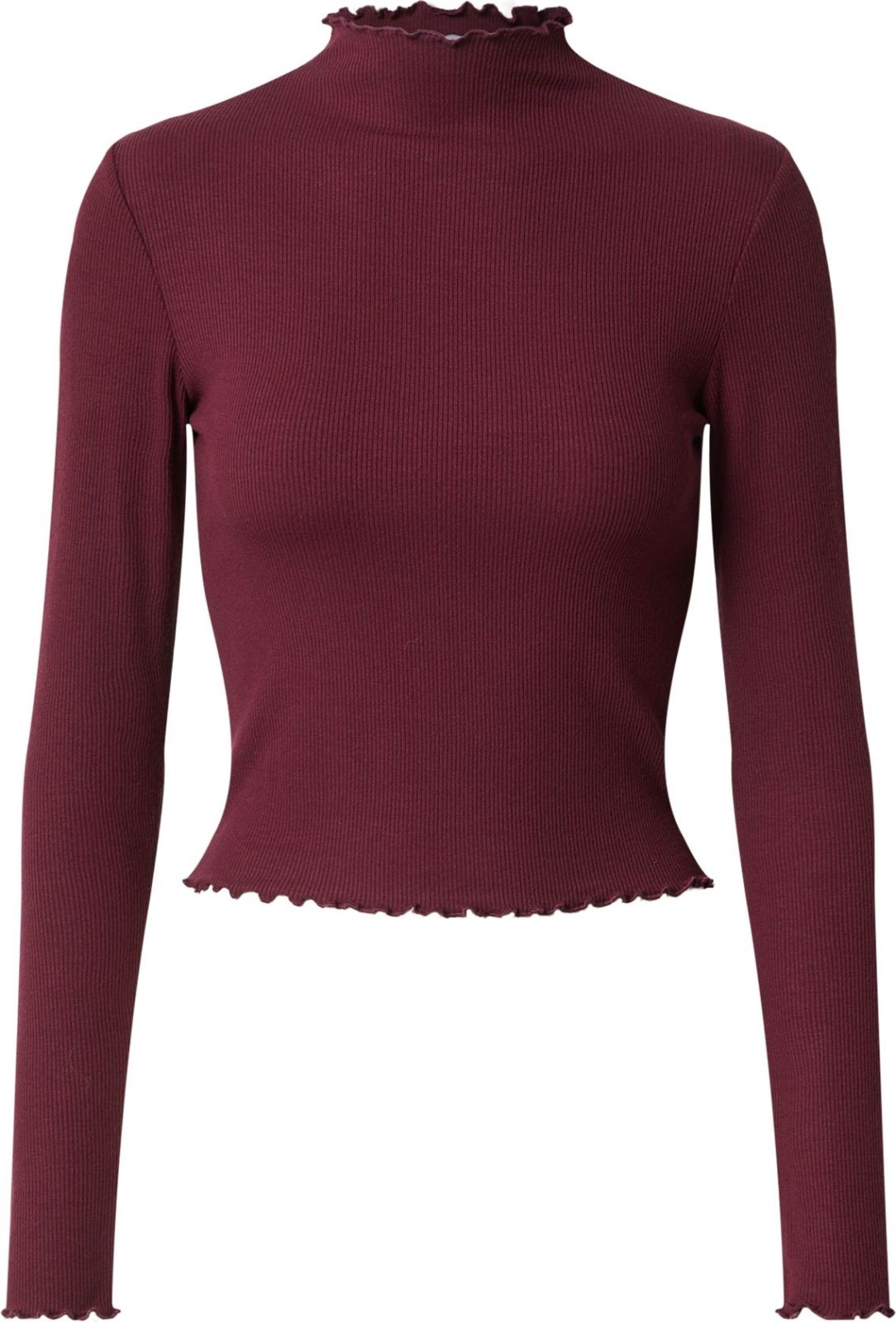 EDITED Tričko 'Daniela' burgundská červeň