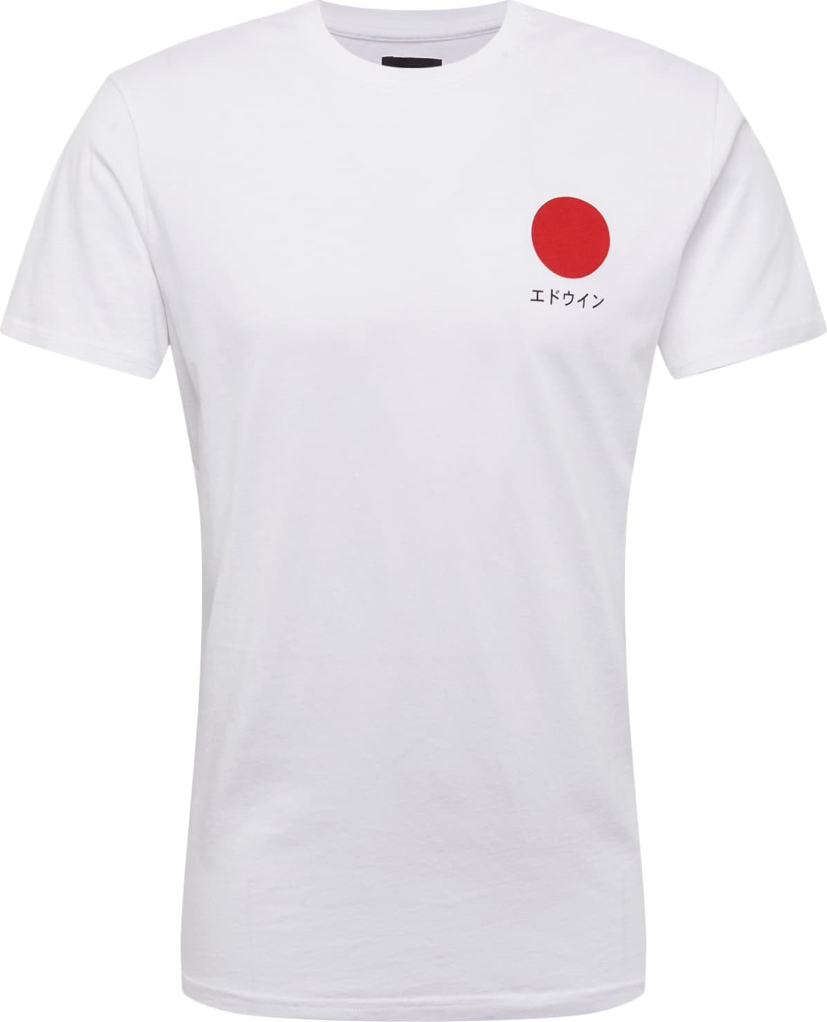 EDWIN Tričko 'Japanese Sun' červená / černá / bílá