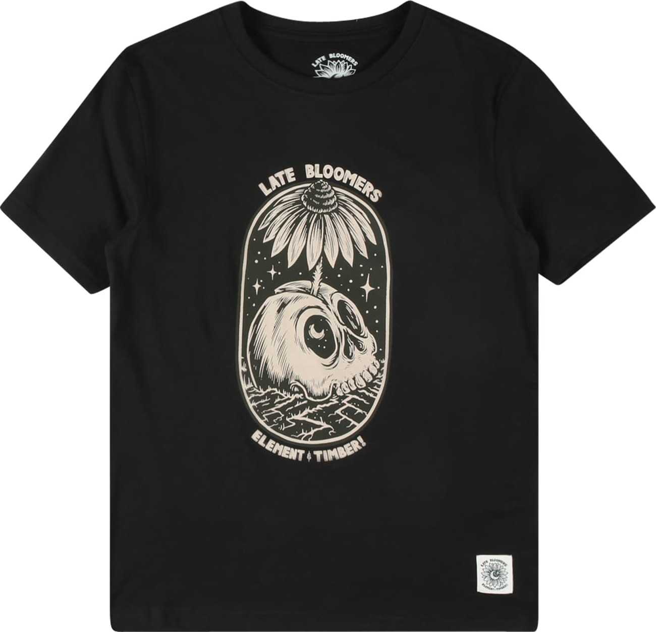 ELEMENT Funkční tričko 'THEORY' světle šedá / černá