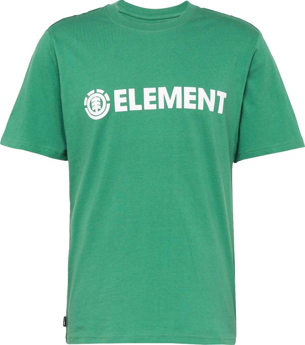 ELEMENT Tričko 'BLAZIN' trávově zelená / bílá