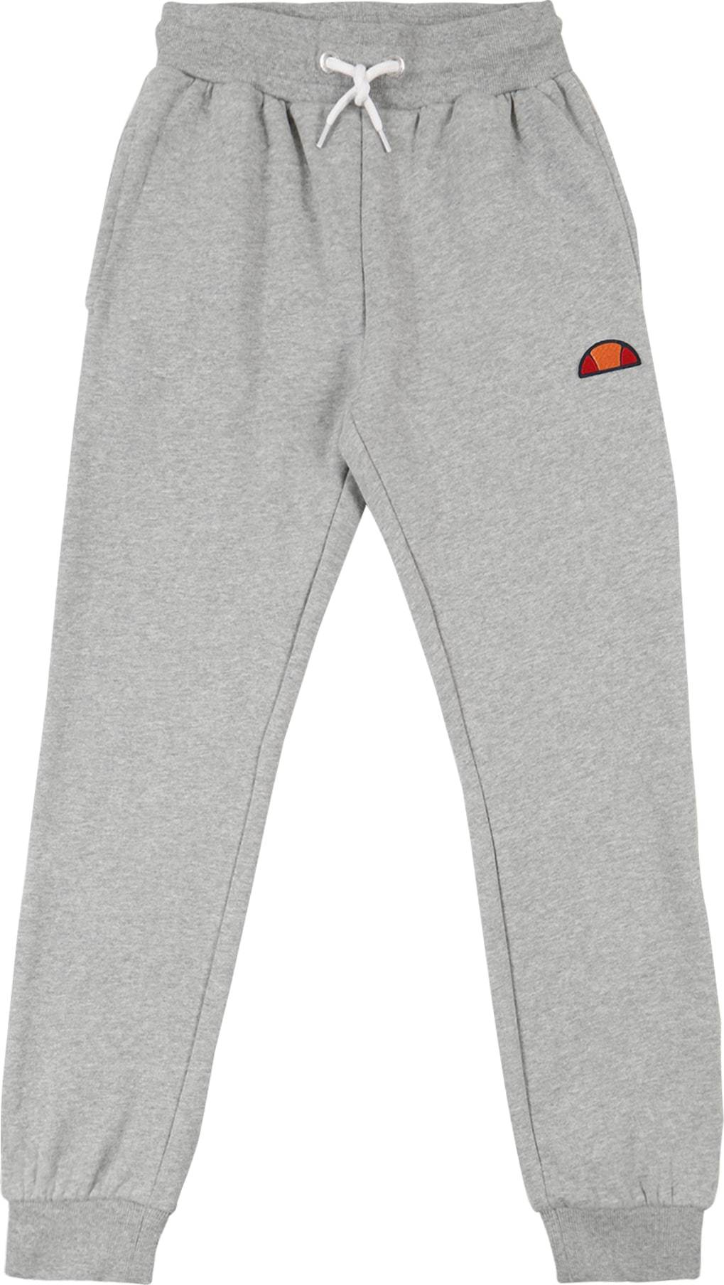 ELLESSE Kalhoty 'Colino' šedý melír / oranžová / černá / bílá