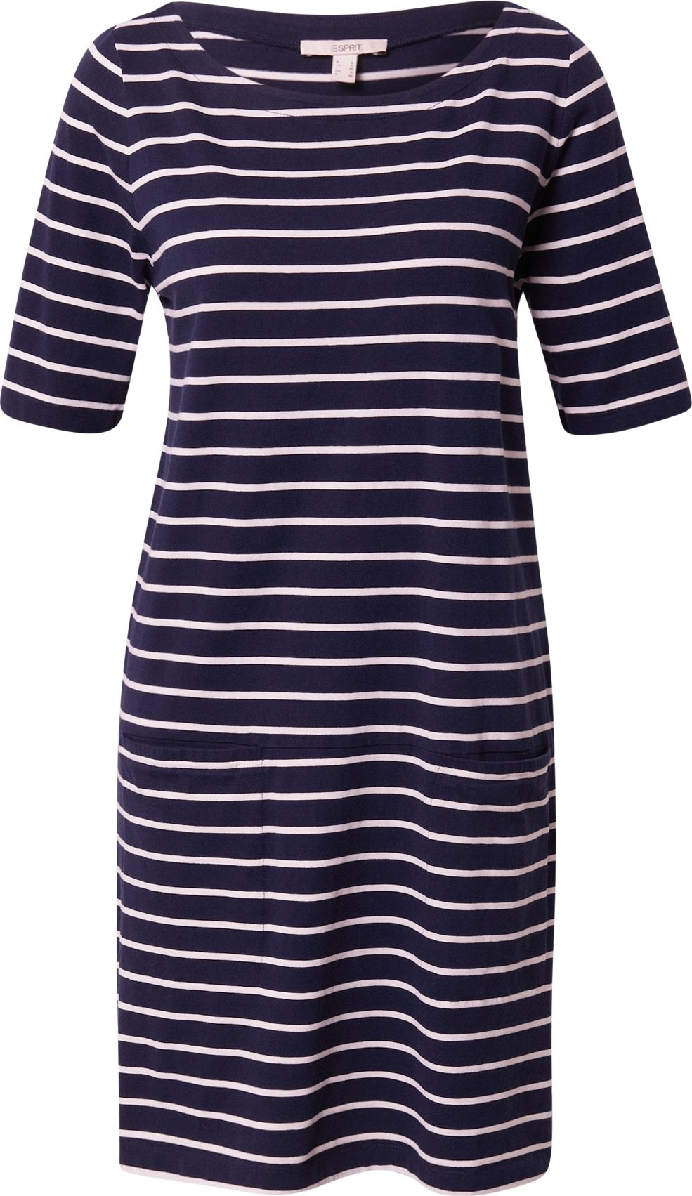 ESPRIT Šaty námořnická modř / bílá