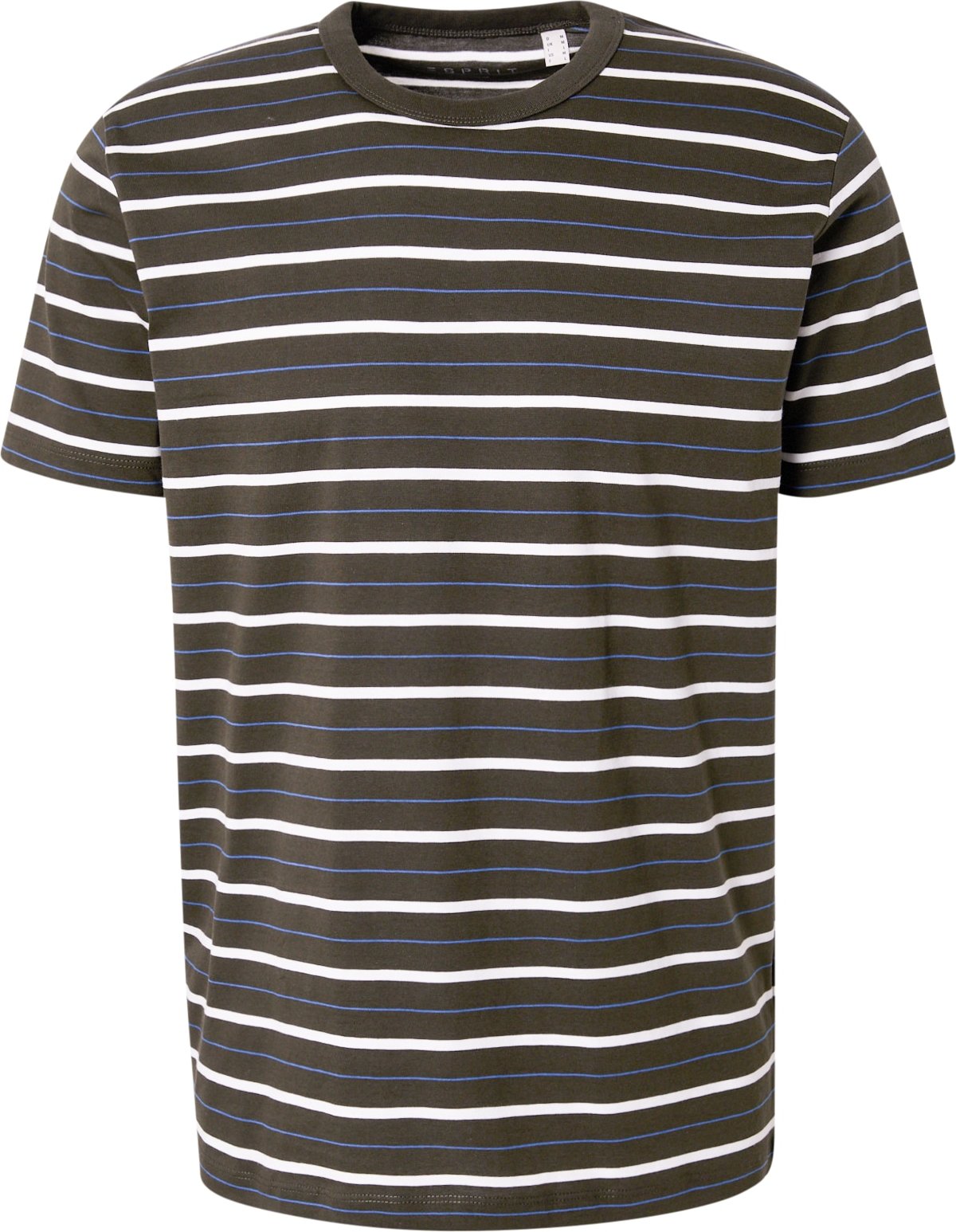 ESPRIT Tričko khaki / bílá