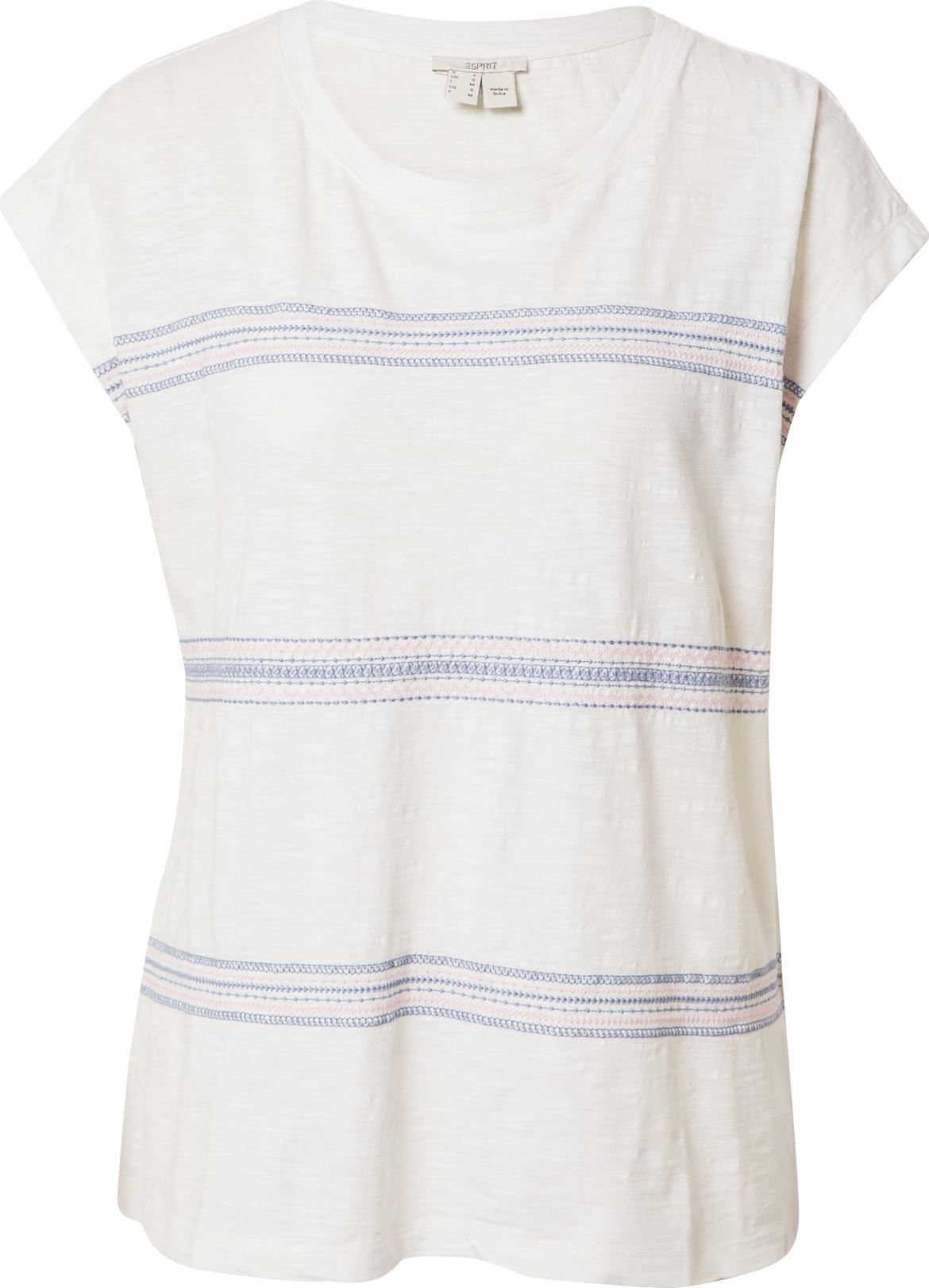ESPRIT Tričko modrá / pink / bílý melír