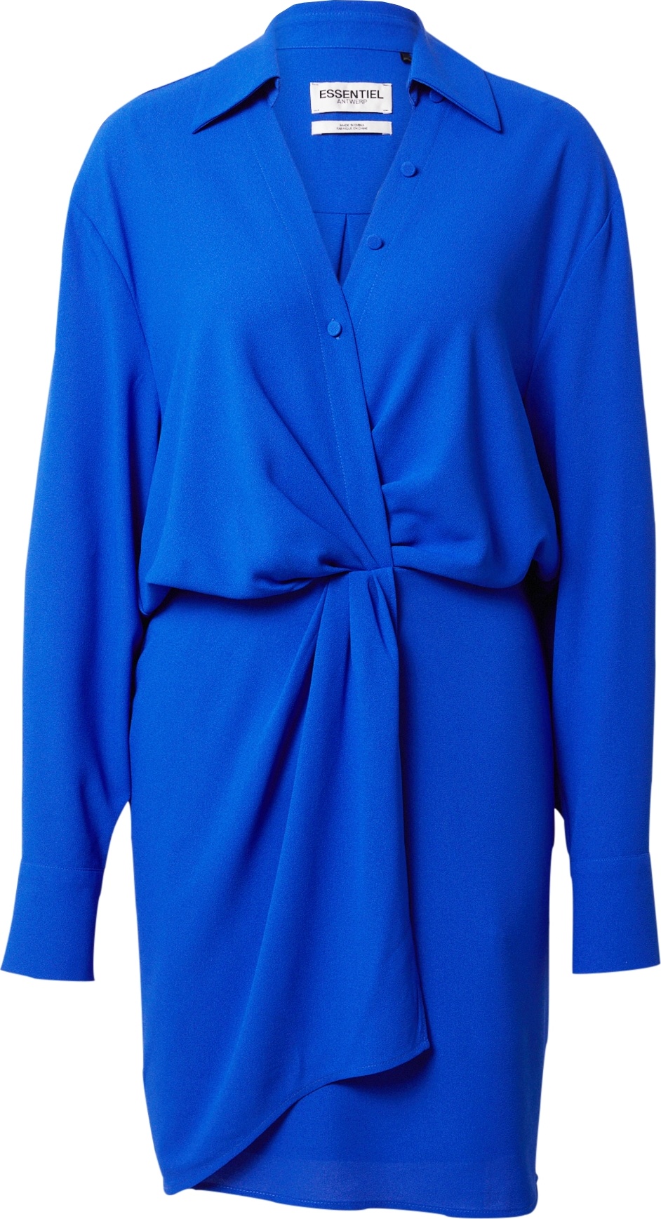 Essentiel Antwerp Košilové šaty 'Dorsey' kobaltová modř