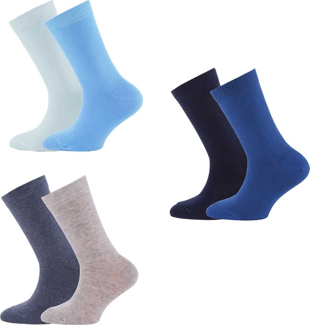 EWERS Ponožky béžový melír / námořnická modř / královská modrá / nebeská modř / světlemodrá