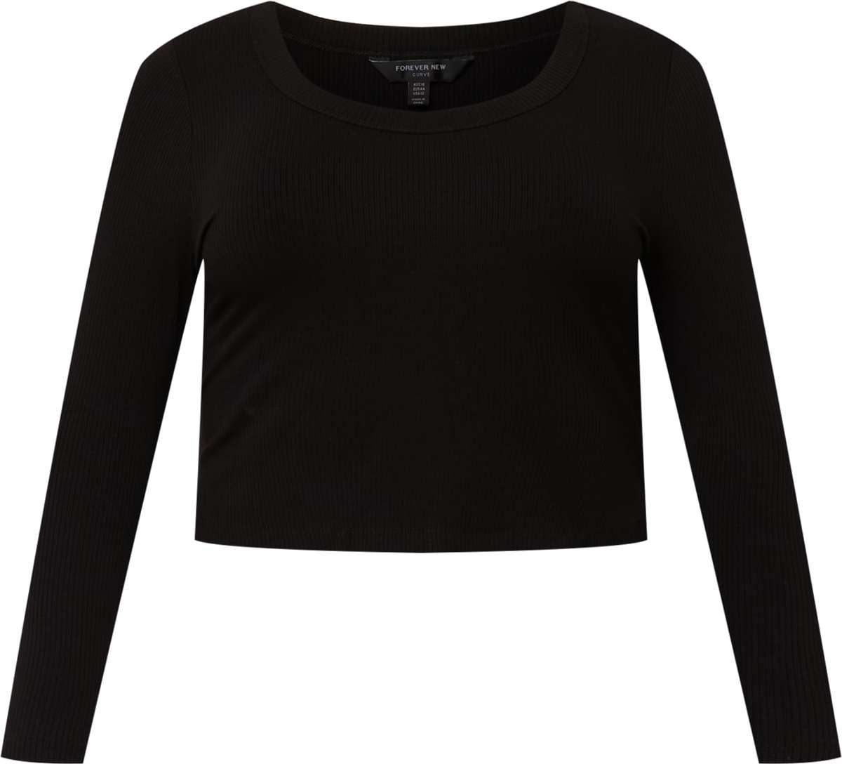 Forever New Curve Tričko 'Sienna' černá