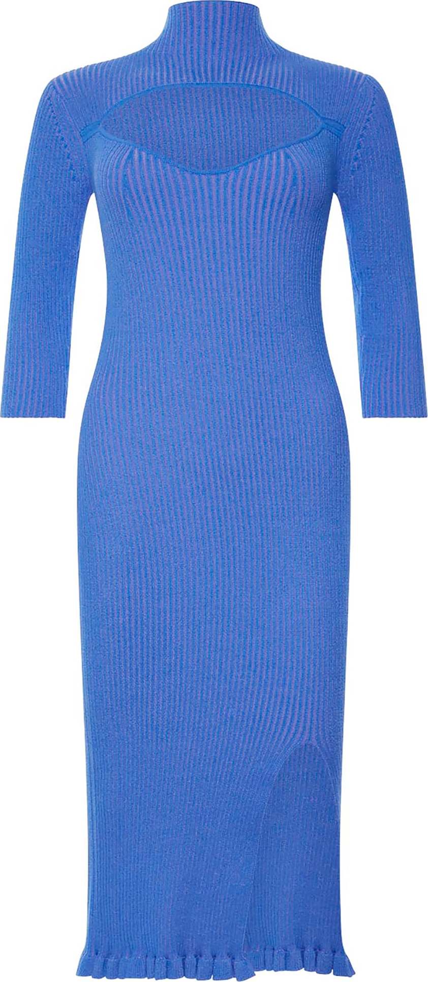 FRENCH CONNECTION Úpletové šaty 'Mathilda' modrá