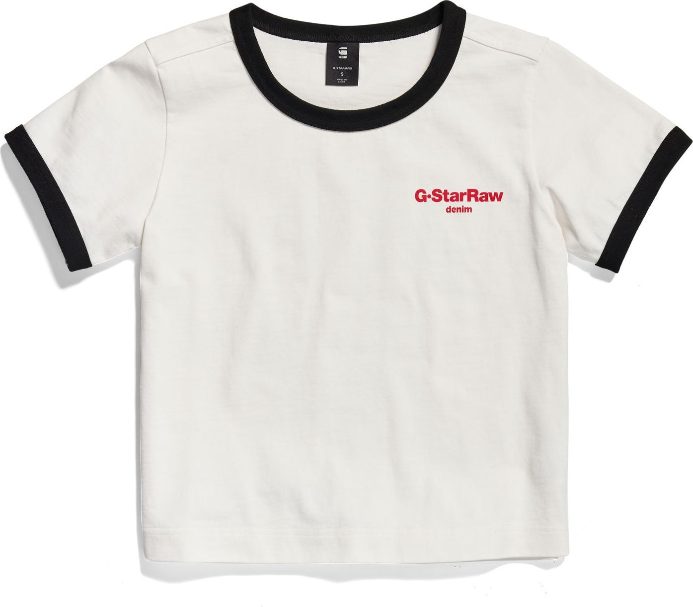 G-Star RAW Tričko červená / černá / bílá