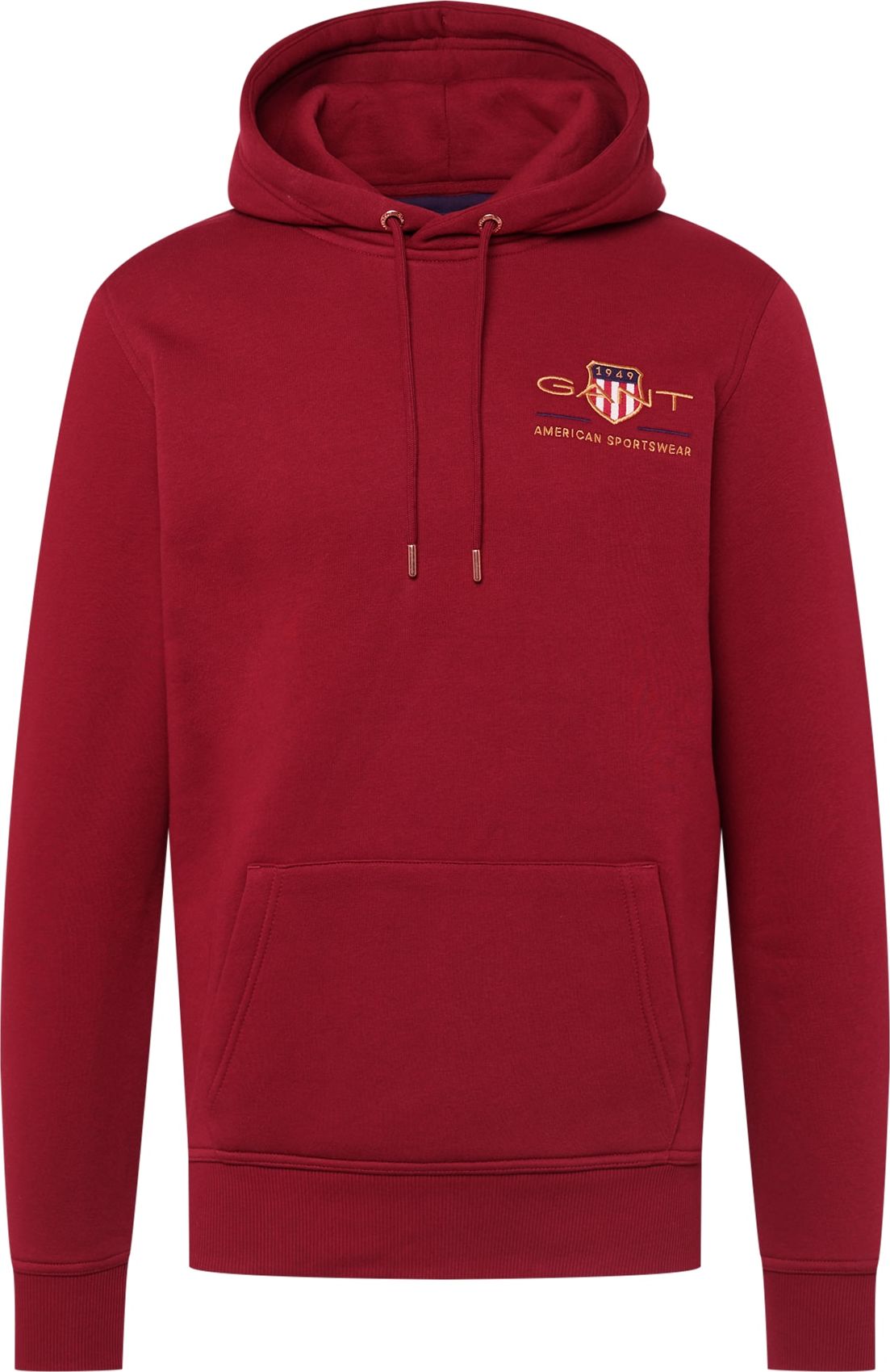 GANT Mikina námořnická modř / karmínově červené / bílá